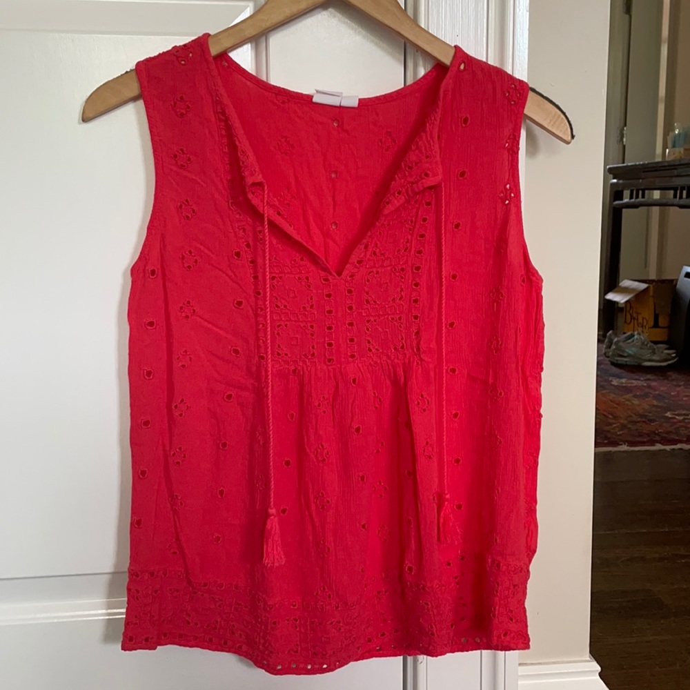 Gap Eyelet Tank Top